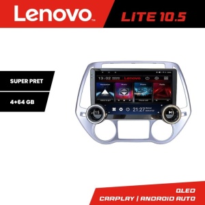 Navigatie Hyundai I20 2011-2014 manual si automat Lenovo 8 core 4+64 10.5 inch Incell 1K android Wifi 5Ghz gps internet Kit-i20-2012 KIT-i20-2012+LITE-10.5-4+64