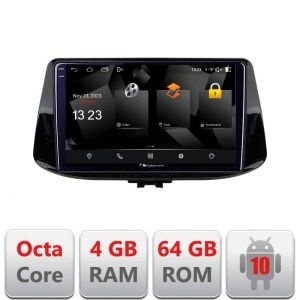 Navigatie Hyundai I30 2017- 5510-1041 Android Octa Core 720p 4+64 DSP 360 camera carplay android auto KIT-1041+NAM5510-A9Z