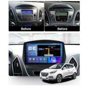 NAVIGATIE CARPAD ANDROID 10 DEDICATA HYUNDAI IX35 ECRAN IPS 9" CAPACITIV INTERNET WIFI SIM 4G PROCESOR OCTA CORE 3GB RAM 32GB MEMORIE INTERNA SUNET DSP DVR CARKIT BLUETOOTH CARPLAY ANDROID AUTO COOLER RACIRE INCLUS MODEL KIT-361+EDT-M300