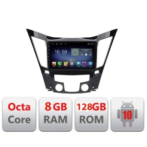 Navigatie Hyundai Sonata 2011-2015 F-259 Octa Core cu Android Radio Bluetooth Internet GPS WIFI DSP 8+128GB 4G KIT-259+EDT-E609