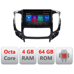 NAVIGATIE LENOVO ANDROID DEDICATA MITSUBISHI L200 2014-2020 ECRAN CAPACITIV OCTACORE 4GB RAM 64 GB ROM DVR CARKIT BLUETOOTH MIRROR LINK MODEL LENOVO KIT-1094+EDT-E509-PRO
