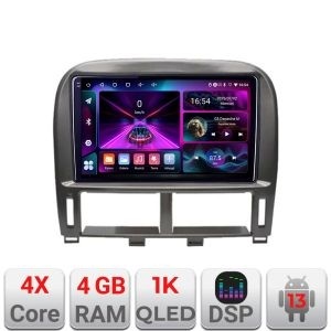 Navigatie Lexus LS 1999-2006 A- LS-99 4+64 InCell Display 1K Android Waze USB Navigatie Internet Youtube Radio kit-ls-99+EDT-E209-RK