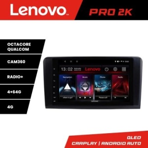 Navigatie Mercedes ML GL Lenovo Kit-213 8 core QLED 2K 4+64 360 Android Waze USB Navigatie Internet Youtube Radio KIT-213+PRO-2K-9-4+64