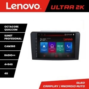 Navigatie Mercedes ML GL Lenovo Kit-213 8 core QLED Qualcomm 4+64 360 Android Waze USB Navigatie Internet Youtube Radio KIT-213+ULTRA-9-4+64