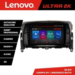Navigatie Mitsubishi Eclipse Cross 2017- Android radio gps internet 8 core QLED Qualcomm 4+64 360 Lenovo KIT-cross-eu+ULTRA-9-4+64