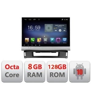 Navigatie Opel Astra J F-072 Octa Core cu Android Radio Bluetooth Internet GPS WIFI DSP 8+128GB 4G KIT-072+EDT-E609