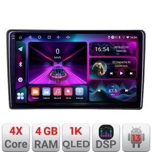 Navigatie Peugeot 308 2013-2017 A-308 cu Android Radio Bluetooth internet 4+64 InCell Display 1K KIT-308+EDT-E209-RK - Img 2