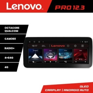 Navigatie Peugeot 308 2013-2018 K-308 Lenovo PRO 4+64 12.3 inch qled android 4G DSP gps internet KIT-308+PRO-12.3-4+64