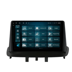 Navigatie Renault Megane 3 / Fluence (2009-2016), 4GB RAM, Android, Octacore, Slot Sim 4G, DSP, GPS, Wi-FI, Carplay, Android Auto, USB, Bluetooth, Waze, Touchscreen, 9 inch - Img 2