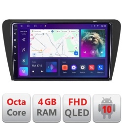 Navigatie Skoda Octavia 3 B-279 Android Ecran QLED octa core 4+64 carplay android auto KIT-279+EDT-E310V3 KIT-279+EDT-E310V3