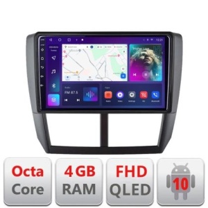 Navigatie Subaru Forester 2007-2013 B-SU01 Android Ecran QLED octa core 4+64 carplay android auto KIT-SU01+EDT-E309V3 - Img 1