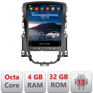 Navigatie tip Tesla Opel Astra J 2009-2017 radio gps internet 8Core 4G carplay android auto 4+32 kit-tesla-072+EDT-E42 kit-tesla-072+EDT-E420