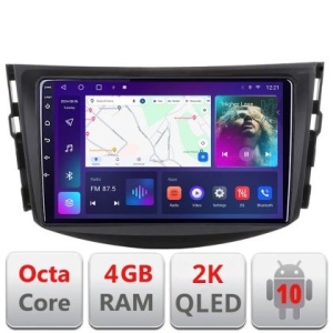 Navigatie Toyota RAV4 C-018 Android Octa Core Ecran 2K QLED GPS 4G 4+32GB 360 KIT-018+EDT-E409-2K KIT-018+EDT-E409-2K