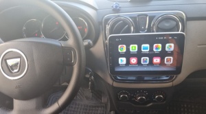 Navigatie Universala 1DIN Android12 Display IPS 9" Touchscreen Reglabil 360 Grade 2 + 32GB Radio GPS Internet Wi-Fi Bluetooth Carplay USB Waze
