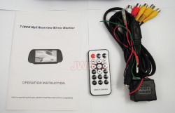 Oglinda Retrovizoare Monitor Tft Lcd 7’’ Player Usb Sd 2 Intrari Video