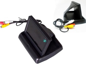 Pachet Asistenta La Parcare Cu Monitor Video Auto Rabatabil Lcd 4,3 Inch Si Camera Marsarier Universala - Img 6
