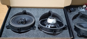 PACHET DIFUZOARE AUTO AWAVE AWN 650C SET SISTEM BOXE COMPONENTE 2 CAI 165MM 60W RMS DEDICAT RENAULT DACIA NISSAN SMART