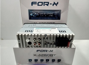 Player auto ForX X-4260BT, 1 DIN, 4x60W, RADIO BLUETOOTH MP3 USB SD LEDURI MULTICOLORE