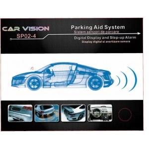 Senzori de parcare cu display multicolor Car Vision SP02-4