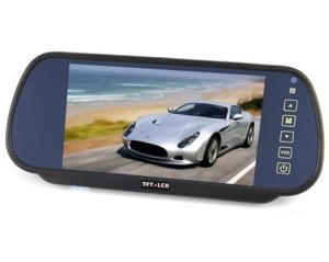 Senzori parcare cu camera video si display LCD de 7 in oglinda S608