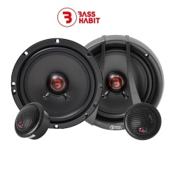 Set difuzoare auto componente Bass Habit Rebel R165C DE 16CM, Putere 60W RMS, 120W MAX