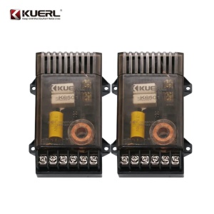 Set difuzoare componente de 6.5 cm K-6501, frecventa de 30HZ-120HZ, 90db, putere 120W RMS, Neagra