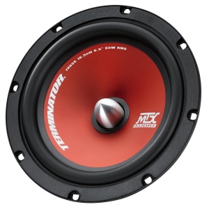 Set difuzoare componente MTX TR65S, cu bas de 16,5 cm, Putere RMS 65W, Impedanță 4 Ω, Grile incluse