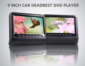 SET DVD PLAYER AUTO DE TETIERA CULOARE NEAGRA CARTEK CK-DV9917 LCD 9'' HDMI USB / SD PLAYER REZOLUTIE HD JOCURI JOYSTICK WIRELESS MONTAJ CALIFICAT IN TOATA TARA ! - Img 2