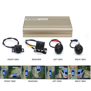Sistem de parcare auto cu 4 camere 360 grade functie DVR inregistrare si monitorizare compatibil cu navigatiile aftermarket sau OEM