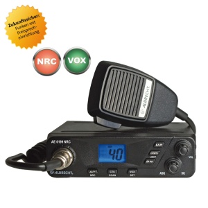 Stație radio CB Albrecht AE 6199, 12/24V, NRC, VOX, cu CTCSS / DCS și microfon cu 6 pini - Img 2