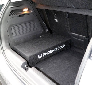 Subwoofer Auto pasiv cu incinta Phoenix Gold ZX210PBS 350 Wati Rms 2 ohm Facedown