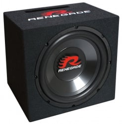 Subwoofer Auto Renegade RXV1000 25 cm Putere 250 W RMS 500W MAX Incinta Bass Reflex
