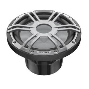 Subwoofer Marine Hertz HMS 10 S2-LD-G / SW, Negru / Alb, 250mm, 250W RMS, 2Ω - Img 2