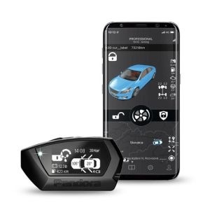 Alarma auto Pandora Professional v3 - cu functie pornire motor de la distanta, 4G, pager, aplicatie telefon PROFESSIONAL v3