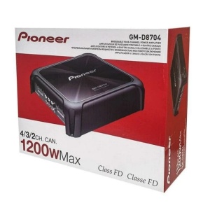 Amplificator Auto Pioneer GM-D8704 4 canale Clasa FD Putere 600W RMS 1200W Max 