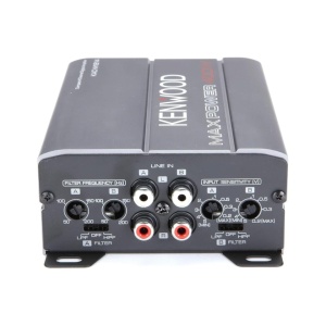 Amplificator digital marin / sport auto Kenwood KAC-M1814 de putere maximă de 400 W, compact, cu 4 canale