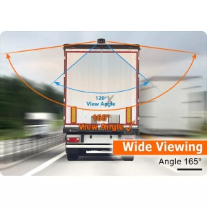 Camera Marsarier AHD Unghi Larg 165° Rezolutie 1920*1080P Lentila Fishye Autobuz Camion cu IR LEDs - Model P786