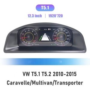 Ceasuri electronice digitale FULL HD VW T5 2010-2015 edt-cluster-t5