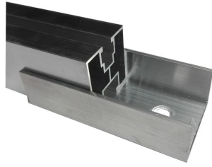 Conector pentru profil panouri solare, din Aluminiu, 40x40mm, SAF-FIX5