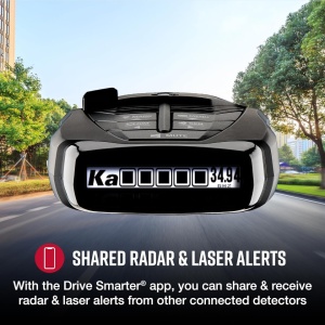Detector radar portabil Cobra RAD 480i pentru radarele si pistoalele laser de ultima generatie, Tehnologie LaserEye pentru protectie 360°, Filtrarea alertelor false Next Gen IVT™ , Conectivitate Bluetooth pentru Drive Smarter, Baza de date Defender