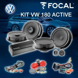 DIFUZOARE AUTO COMPONENTE SISTEM DE BOXE FOCAL KIT IS VW 180 2 CAI DEDICATE VW SKODA SEAT 60 RMS SET 2 DIFUZOARE 180MM