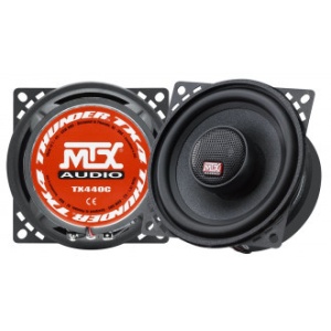 Difuzoare MTX TX440C Difuzoare coaxiale TX4 Ø10cm 4 "2-way 60W RMS 4Ω și tweeter nedymium cu cupolă de mătase 