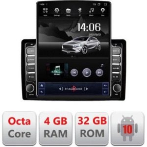 G-2din-2 Navigatie dedicata universala 2din-2 ecran tip TESLA 9.7" cu Android Radio Bluetooth Internet GPS WIFI 4+32GB DSP 4G Octa Core
