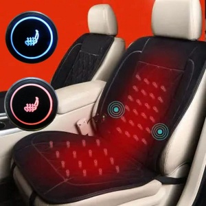 Kit Incalzire In Scaune Auto Universal Carbon Buton Rotund Push Slim 3 Trepte RGB Montaj Profesional In Toata Tara!