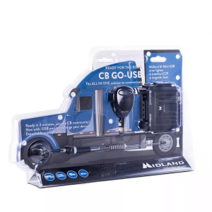 Kit Midland CB GO-USB Staţie radio CB M-MINI USB + Antenă Midland LC29