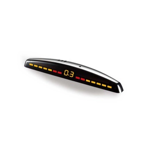 Kit senzori parcare OEM LOOK cu display LED si INELE ADAPTOARE PENTRU MONTARE UNGHIULARA PTS411M7 CarVision