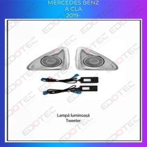 Lumini Ambientale dedicate difuzoare rotative stalpi Mercedes A W177 CLA W118 sistemul original sau telefon AMB-ME-W177-08 - Img 4