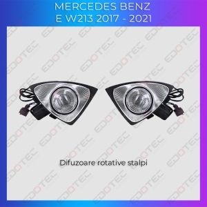 Lumini Ambientale dedicate difuzoare rotative stalpi Mercedes E W213 sistemul original sau telefon AMB-ME-W213-04
