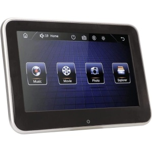 MONITOR AUTO TETIERA ECRAN IPS 8'' TOUCHSCREEN SD USB MIRROR LINK AV OUT COD EDT-Travelmate8