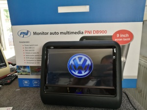 MONITOR AUTO TETIERA NEGRU ECRAN 9'' TOUCHSCREEN DVD PLAYER SD USB PNI DB900 HD - Img 13